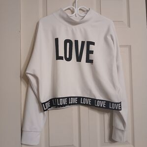 🤯2/$15 Soho By NYC LOVE Print Sweatshirt, Size Extra Large (XL)